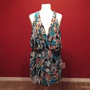 Floral print Romper! Size 1X!